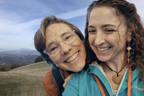 Claudia & Kerry smiling