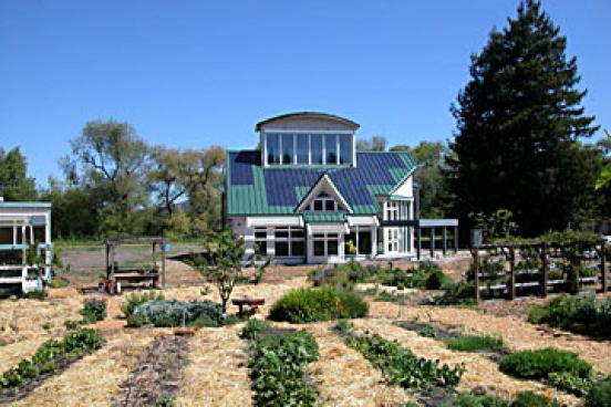 SSU's ETC building and Agroecology Garden