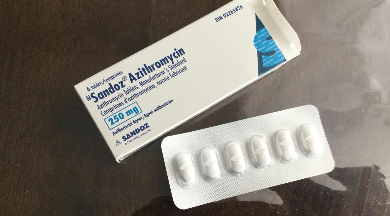 Antibiotic box and caplets