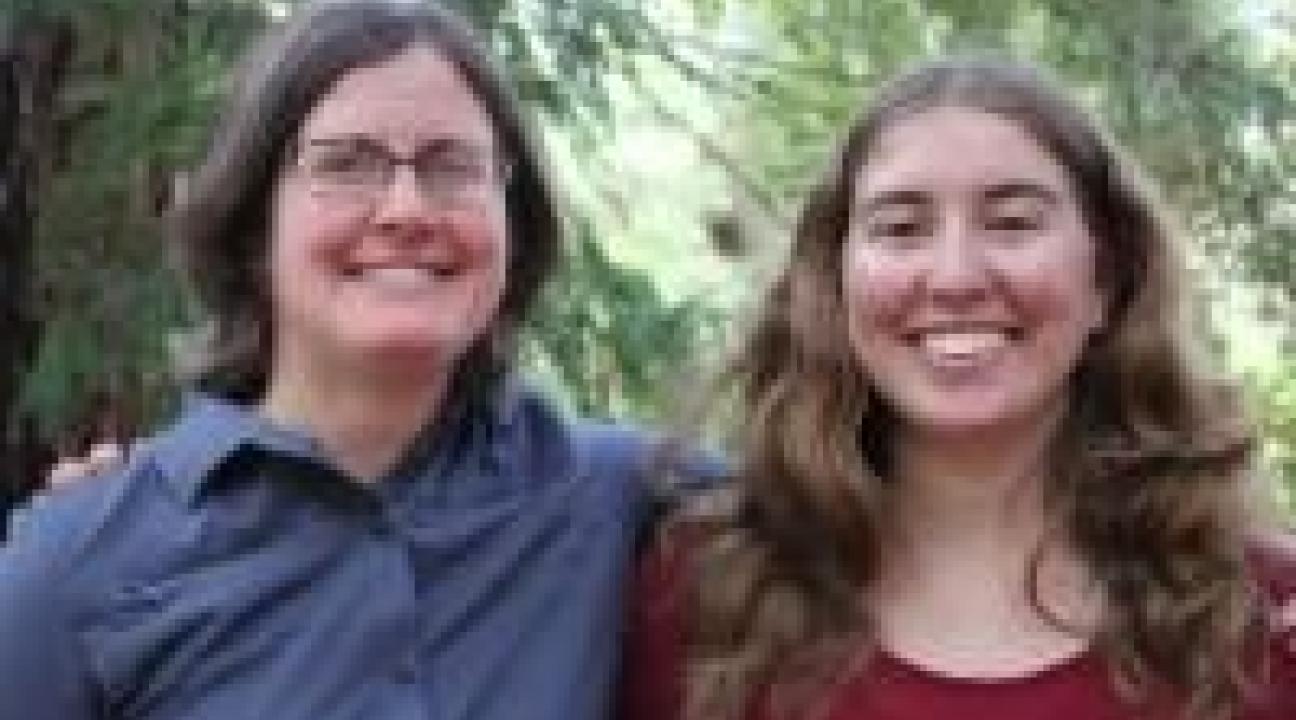Student with her instructor