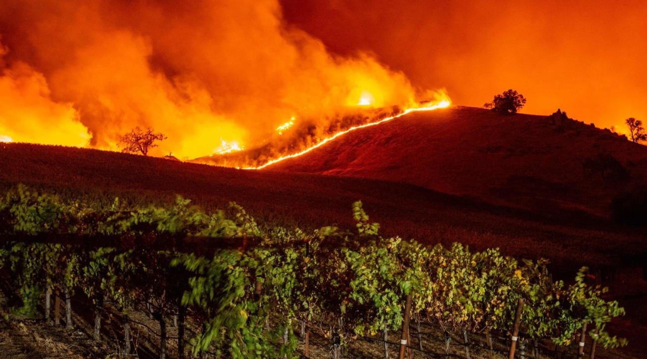 fire over ridge