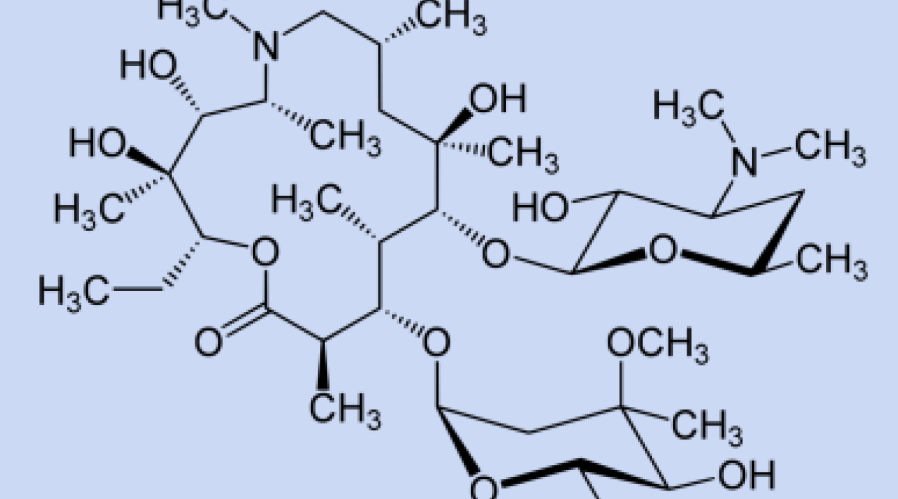 chemical structure of azithromycin