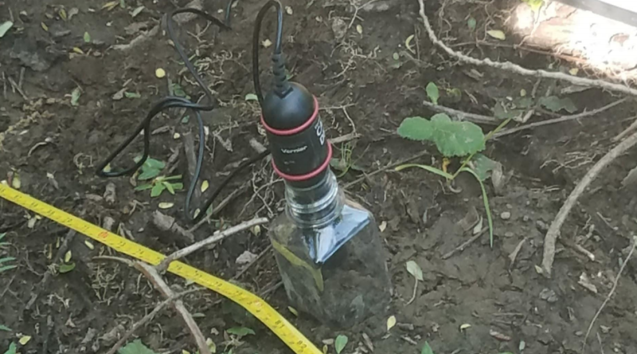 CO₂ Gas Probe in modified bottle