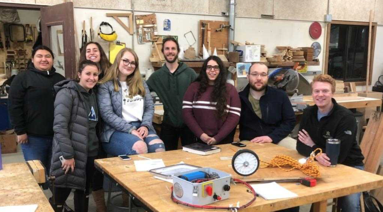 Students in a workshop
