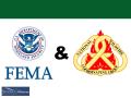 logos for FEMA and National Wildfire Coordinating Group