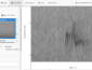 data analysis screen with sonogram of a bird call on right and editing features on left