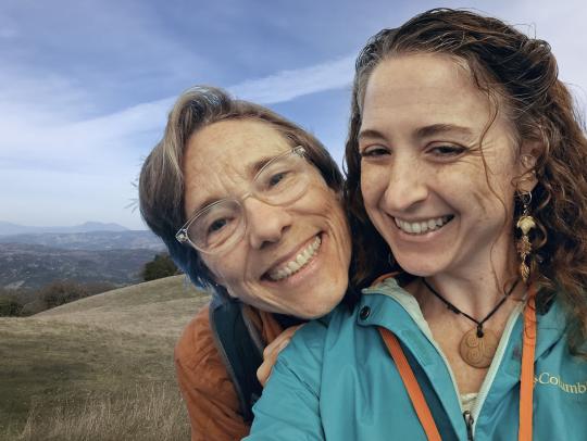 Claudia & Kerry smiling