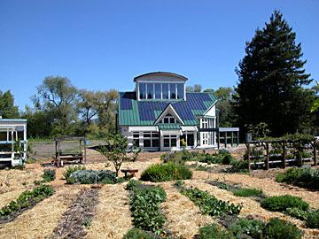 SSU's ETC building and Agroecology Garden