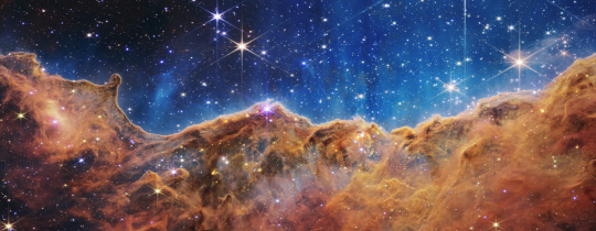 image of the Carina Nebula in space