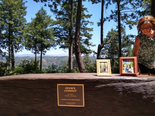 Bench at Galbreath Preserve Overlook