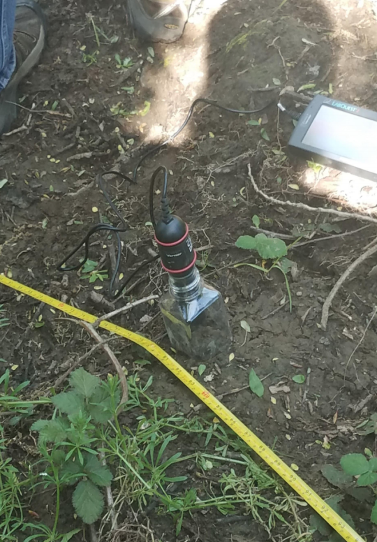 CO₂ Gas Probe in modified bottle