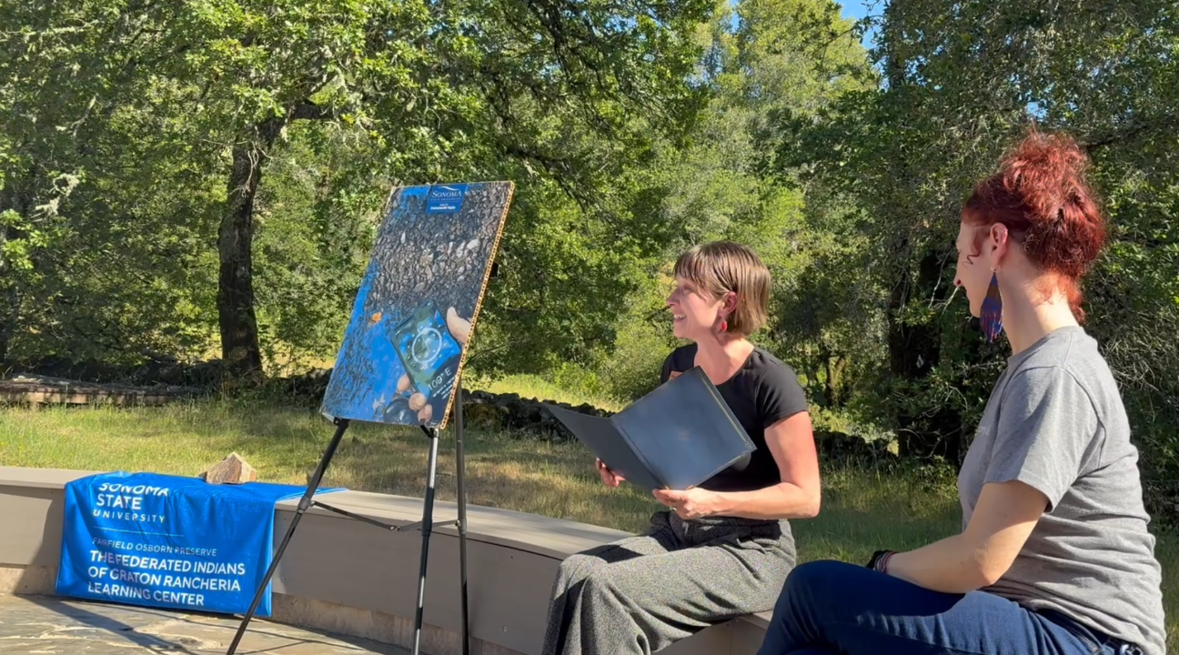 Reading of Pollinator Week Proclamation by Rohnert Park Mayor at Fairfield Osborn Preserve