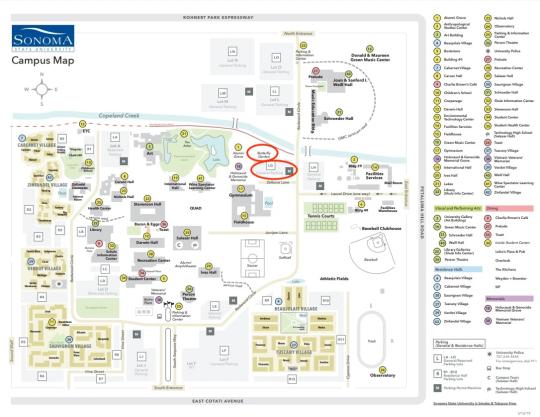 SSU Campus Map
