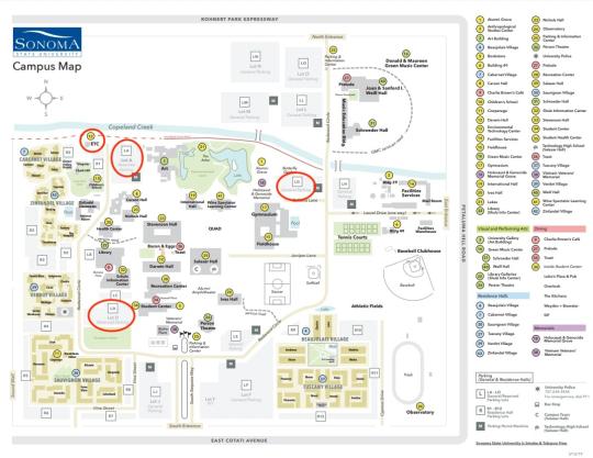 SSU Campus Map