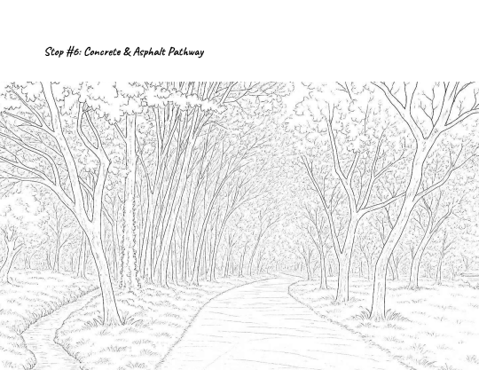 P. 6 of coloring book about Copeland Creek